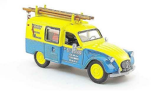 Citroen 3CV Fourgonnette 1/43 Eligor elektro inatallateur modellautos