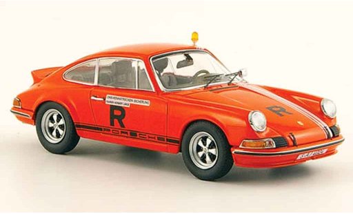 Porsche 911 RS 1/43 Schuco ONS Rennstrecken Sicherung 1973 modellautos