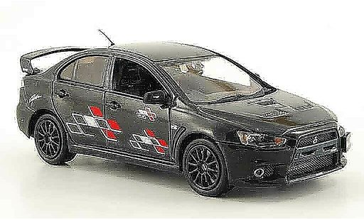 Mitsubishi Lancer Evolution X 1/43 Vitesse Ralliart schwarz modellautos