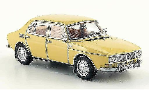 Saab 99 Base 1/43 Neo beige 4 turig edition liavecee 300 1971 modellautos