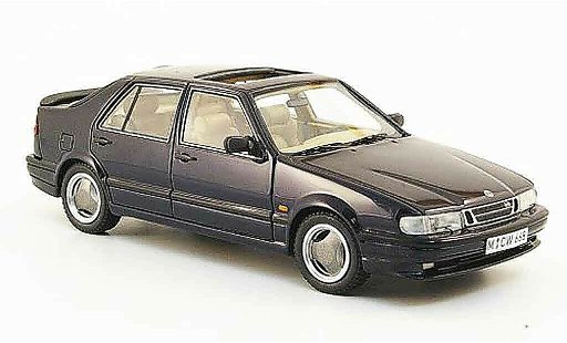 Saab 9000 CS 1/43 Neo blau edition liavecee 300 1992 modellautos