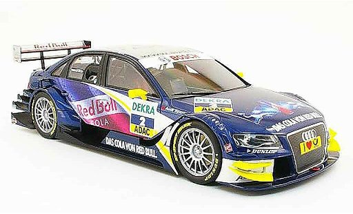 Audi A4 dtm 1/18 Norev no.2 red bull m.tomczyk stw 2008 modellautos
