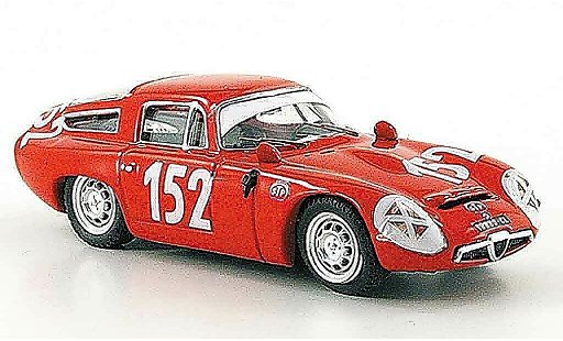 Alfa Romeo Giulia TZ1 1/43 Best no.152 giugno sutera targa florio 1970 modellautos