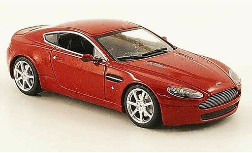 Aston Martin V8 vantage 1/43 Minichamps rot 2005 modellautos