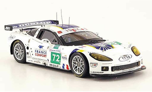 Chevrolet Corvette course 1/43 Spark C6 R No.72 24h Le Mans 2009 modellautos