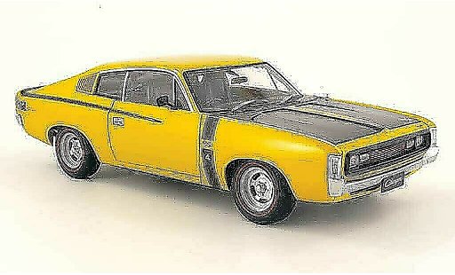 Chrysler Charger Coupe 1/18 Autoart e49 gelb modellautos