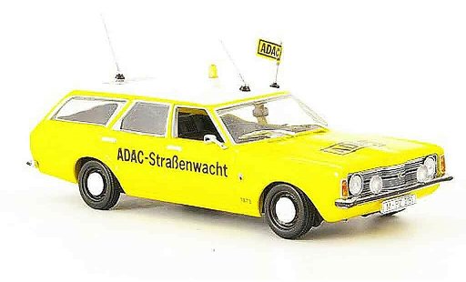 Ford Taunus TC1 1/43 Minichamps (TC) Turnier gelb ADAC modellautos