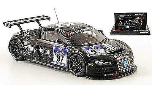 Audi R8 lms 1/43 Minichamps 2009 No.97 Playstation 24h Nurburgring modellautos