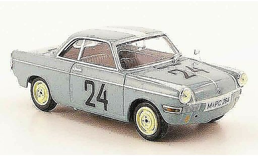 Bmw 700 Sport 1/43 Minichamps No.24 st&Atilde;&frac14;ck Greger 12h Hockenheim 1960 modellautos