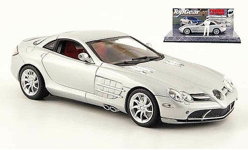 Mercedes SLR Base 1/43 Minichamps McLaren grau metallisee avec Figur The Stig modellautos