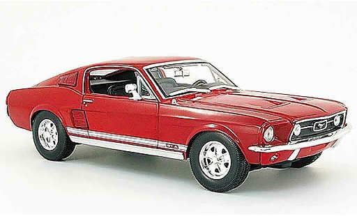 Ford Mustang Fastback 1/18 Maisto gta rot modellautos