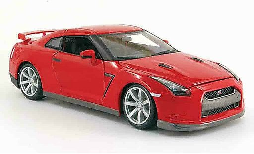 Nissan Skyline R35 1/18 Burago gt-r rot 2009 modellautos