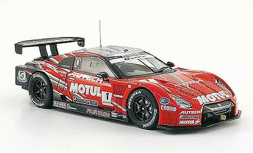 Nissan Skyline R35 1/43 Ebbro JGTC GT R No.1 Motul Autech Super GT 500 2009 modellautos