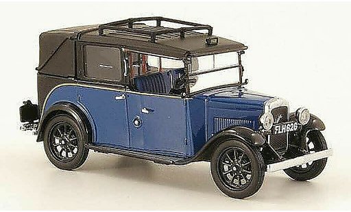 Austin Low Loader taxi 1/43 Oxford blau/schwarz (GB) modellautos