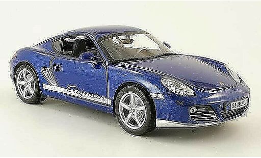 Porsche Cayman Base 1/18 Yat Ming blau 2009 modellautos