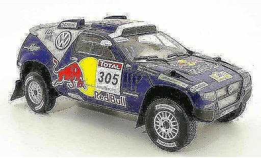 Volkswagen Touareg Dakar 1/18 Norev Race No.305 Red Bull Rally 2009 G.De Villiers / D.Von Zitzewitz modellautos