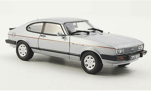 Ford Capri 2.8i 1/43 Norev Mk III 2.8 Superinjection grau 1984 modellautos