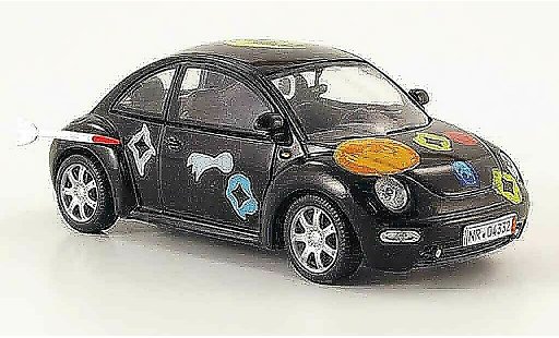 Volkswagen New Beetle Base 1/43 Schuco schwarz die ludolfs modellautos
