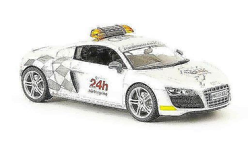 Audi R8 v10 1/43 Schuco 2009 Fuhrungsfahrzeug I 24h Nurburgring modellautos