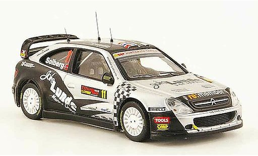 Citroen Xsara WRC 2009 1/43 ixo no.11 lunde 3. platz rallye zypern modellautos