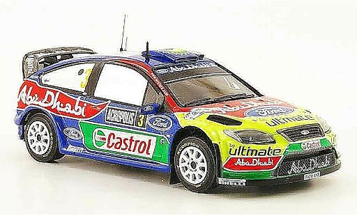 Ford Focus RS WRC 1/43 ixo 09 No.3 Sieger Akropolis Rally 2009 modellautos