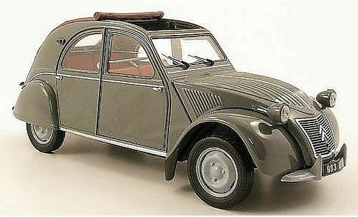 Citroen 2CV Berline 1/18 Norev azlp grau 1958 avec toit ouvrant modellautos