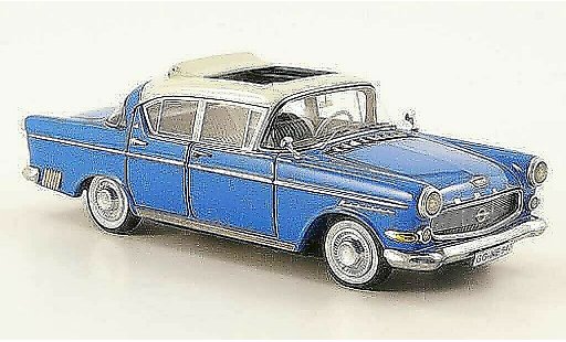 Opel Kapitan P2.5 1/43 Neo blau/weiss 1958 modellautos