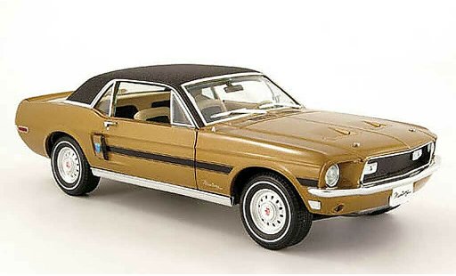 Ford Mustang GT 1/18 Greenlight or/schwarz high country special modellautos