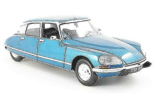 Citroen DS 23 1/18 Norev pallas blau 1974 modellautos
