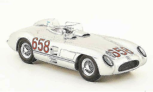 Mercedes 300 Base 1/43 Norev No.658 J.M. Fangio Mille Miglia 1955 modellautos