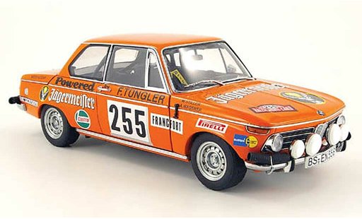 Bmw 2002 tii 1/18 Autoart no.255 jagermeister rallye monte carlo 1973 modellautos