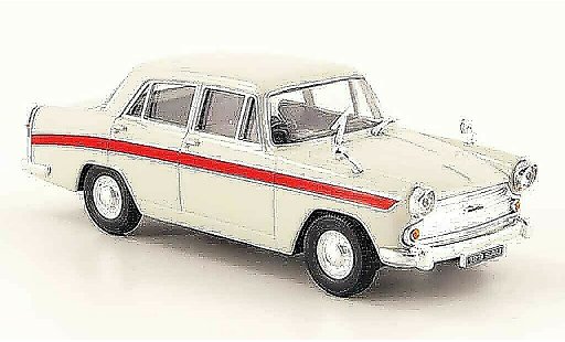 Austin A60 berline 1/43 Cararama Cambridge grau rot modellautos
