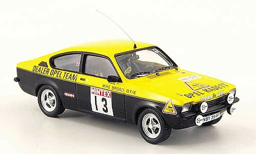 Opel Kadett GT 1/43 Trofeu e no.13 rohrl broamintex rallye 1977 modellautos