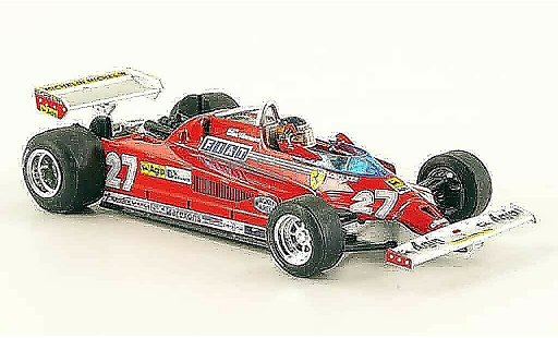 Ferrari 126 CK 1/43 Brumm turbo no.27 g.villeneuve gp italien modellautos