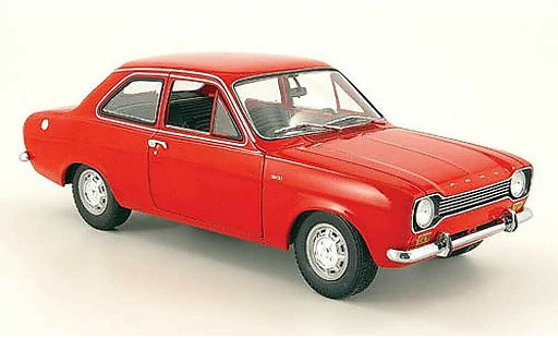 Ford Escort MK1 1/18 Minichamps rot 1971 modellautos