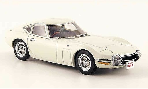 Toyota 2000 GT Prototype 1/43 Ebbro prototyp weiss modellautos