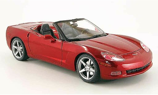 Chevrolet Corvette Convertible 1/18 Maisto C6 cabrio rot modellautos