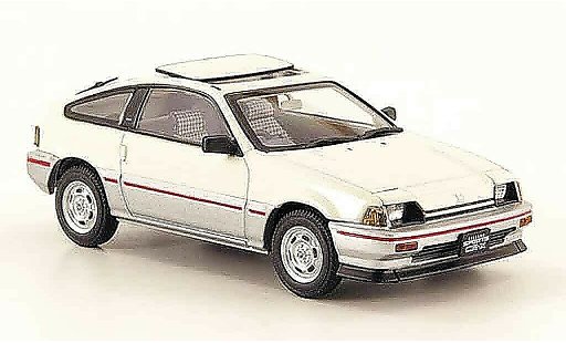Honda CR-X Ballade 1/43 Ebbro 1.5i weiss grau metallisee 1983 modellautos