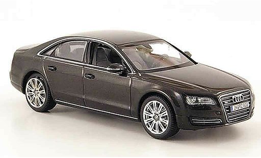 Audi A8 berline 1/43 Kyosho grau 2010 modellautos