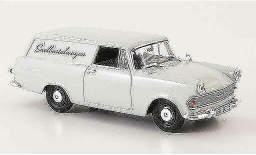 Opel Rekord P2 1/43 Bing kasten snelbestelwagen modellautos