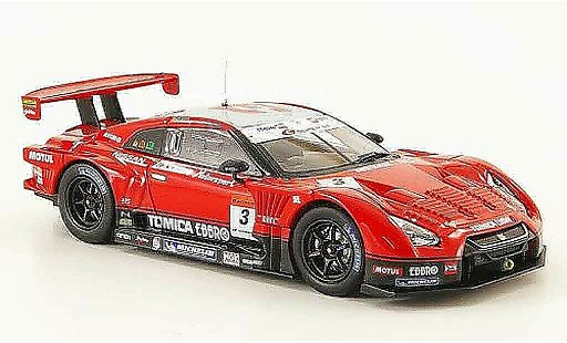 Nissan Skyline R35 1/43 Ebbro GT R No.3 Tomica SGT 500 Fuji 2009 modellautos