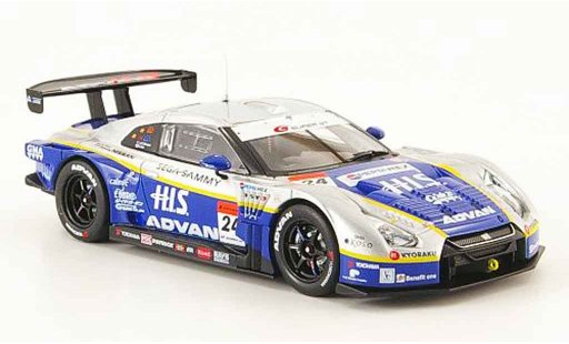 Nissan Skyline R35 1/43 Ebbro JGTC GT R No.24 H.I.S. Advan SGT 500 Fuji 2009 modellautos