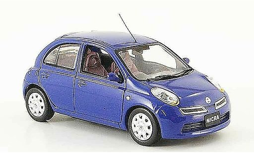 Nissan Micra Base 1/43 J Collection blau Funfturer Rechtslenker 2007 modellautos