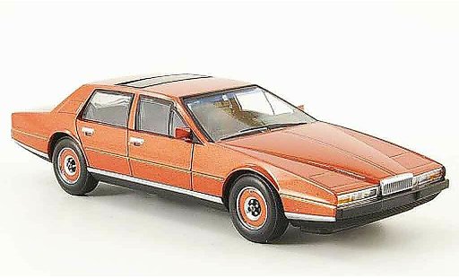 Aston Martin Lagonda saloon 1/43 Minichamps rot mcw 1982 modellautos