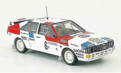 Audi Quattro rallye 1/43 Trofeu No.6 Duez Lux Rally Hunsruck 1985 modellautos