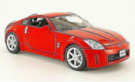 Nissan 350Z Base 1/18 Welly coupe rot 2003 modellautos