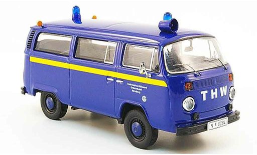 Volkswagen Combi B 1/43 Premium Cls t2b bus thw nurnberg blau gelb modellautos
