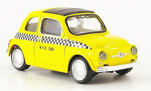 Fiat 500 Nuova 1/43 Mondo Motors N.Y.C. Taxi gelb 1957 modellautos