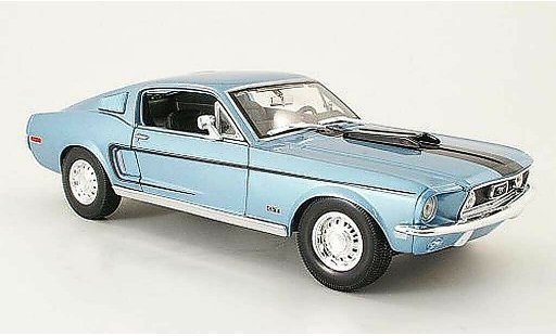 Ford Mustang Cobra Jet 1/18 Maisto gt blau/schwarz modellautos