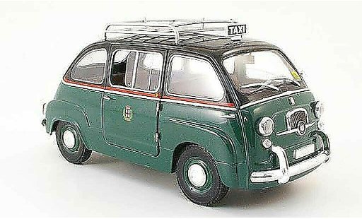 Fiat 600 Multipla 1/18 Mini Miniera taxi avec gepacktrager modellautos